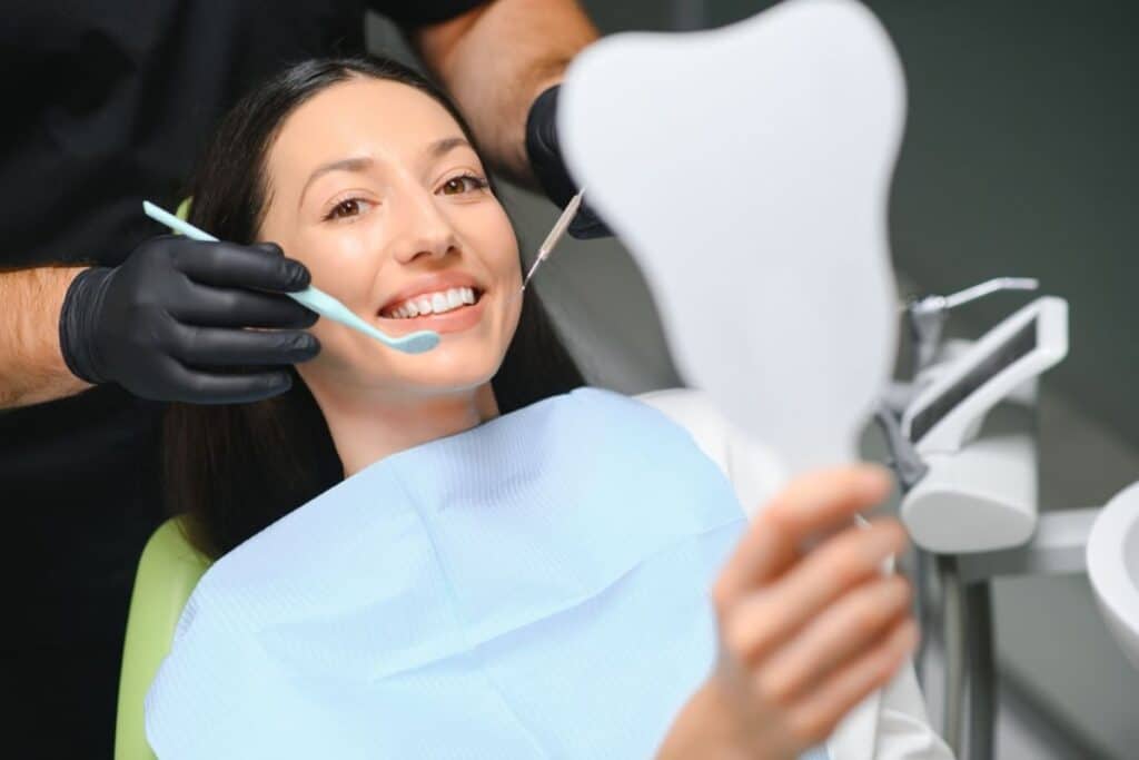 cosmetic dental restoration in single visit