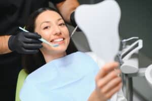 cosmetic dental restoration in single visit