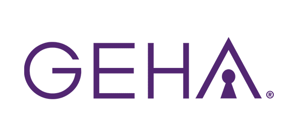 GEHA logo.